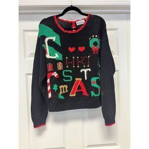 Vintage BellePointe “Christmas” Christmas Sweater sz M
